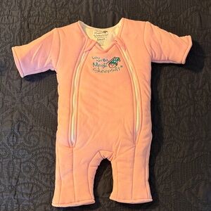 Baby Merlin Magic Sleepsuit Pink Infant Sleepsuit - Small